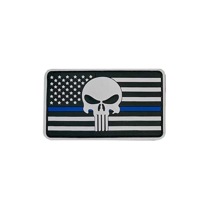 Punisher Thin Blue Line Flag Patch